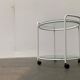 Postmodern Glass Side Table or Dessert Table