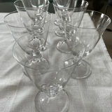 Daum France glasses and pitcher