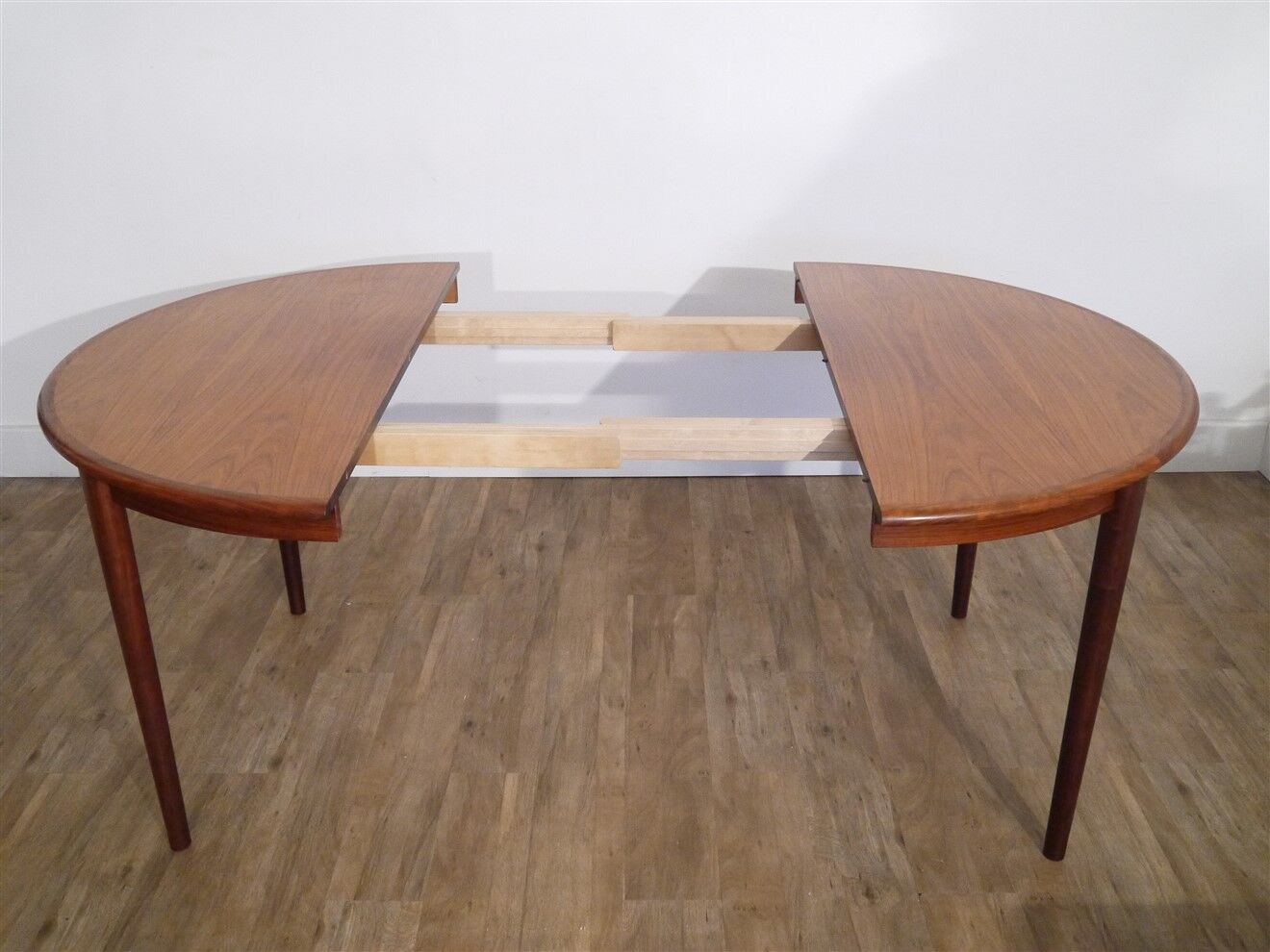 Danish extendable teak dining table 1960