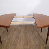 Danish extendable teak dining table 1960