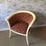 Contemporary shepherdess/marquise style armchair