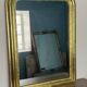 Superb antique gilded mirror in gold leaf – 82×57cm – late 19th century.