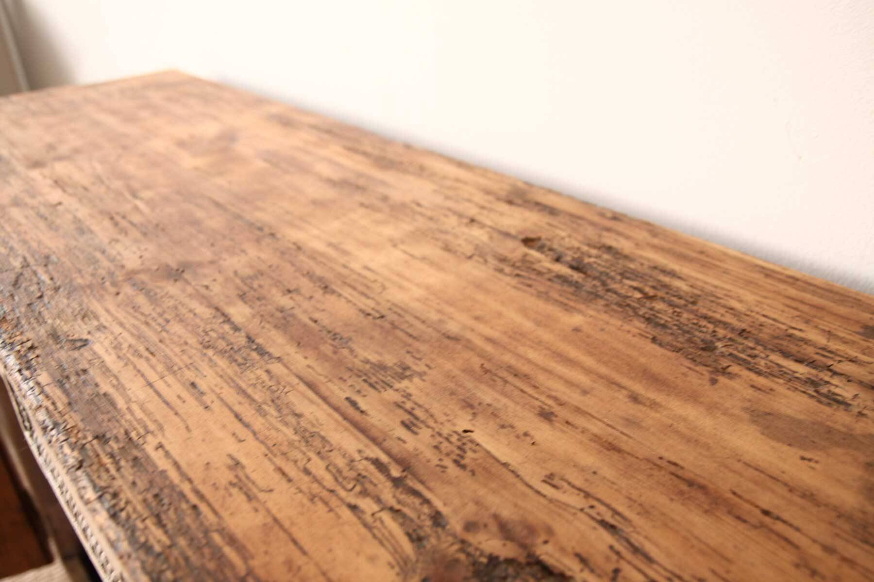 Patinated and sculpted buffet