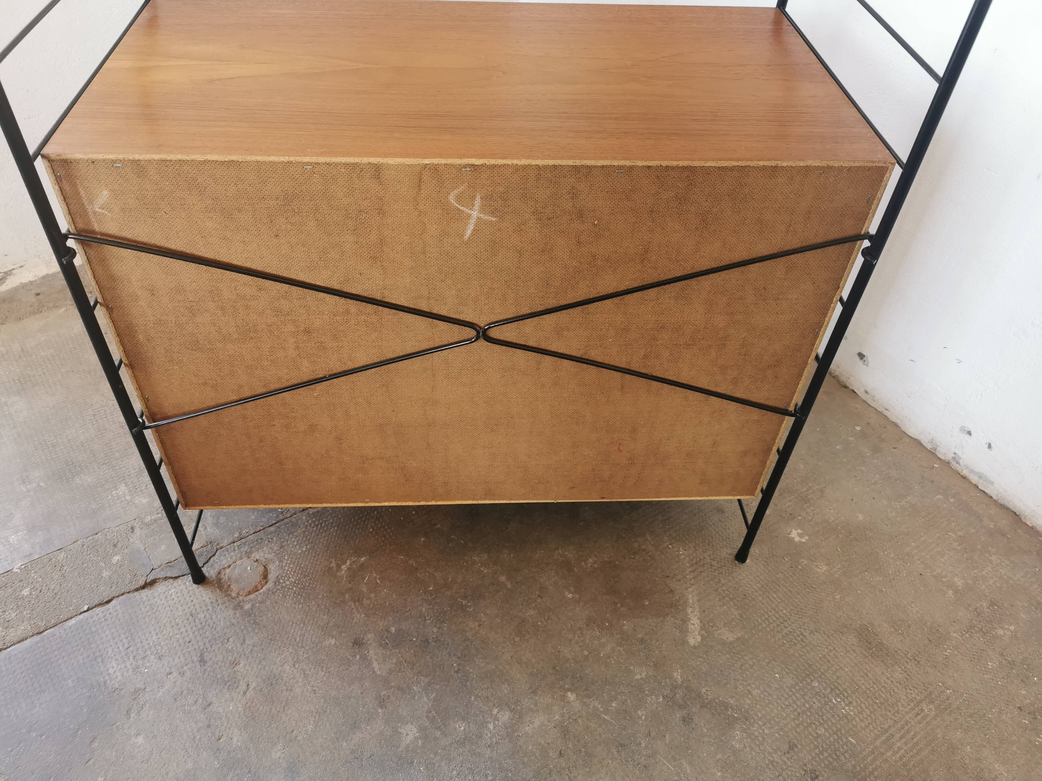 Scandinavian-style modular shelf, bookcase