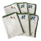 Antique embroidered napkins