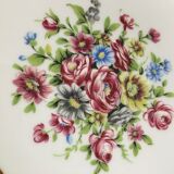 Porcelain dish fine floral decoration vintage