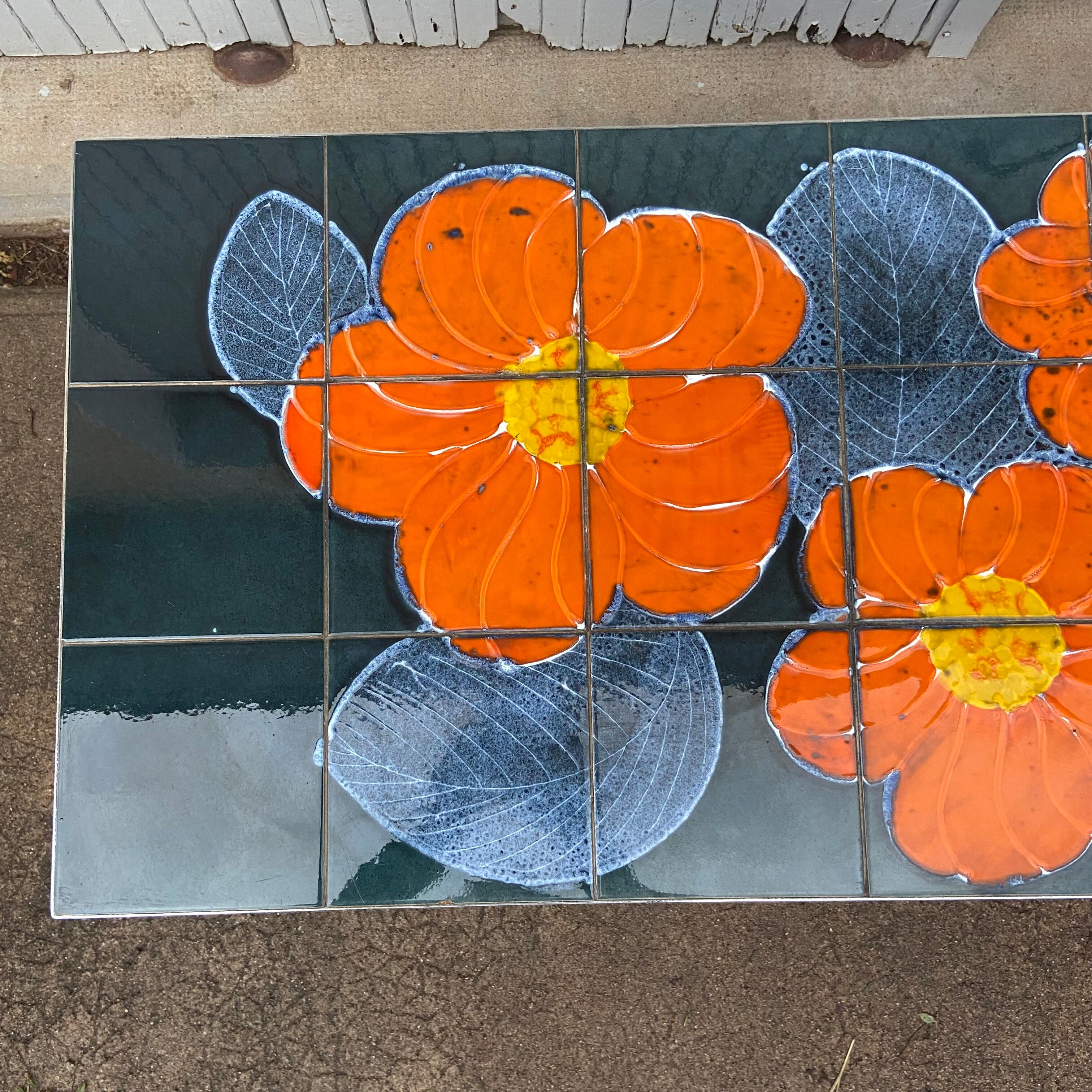 Vintage ceramic coffee table