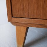 Vintage bookcase with storage compartment