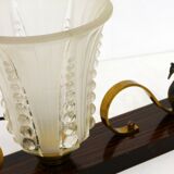 Art Deco swan table lamp
