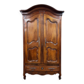 Grande Armoire En Noyer Louis XV époque 19eme