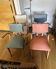 Set of 4 Vintage "Butterfly" Armchairs with Compass Legs