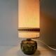 Khaki glass lamp, 70s