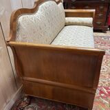 Banquette à crosses de style Louis Philippe