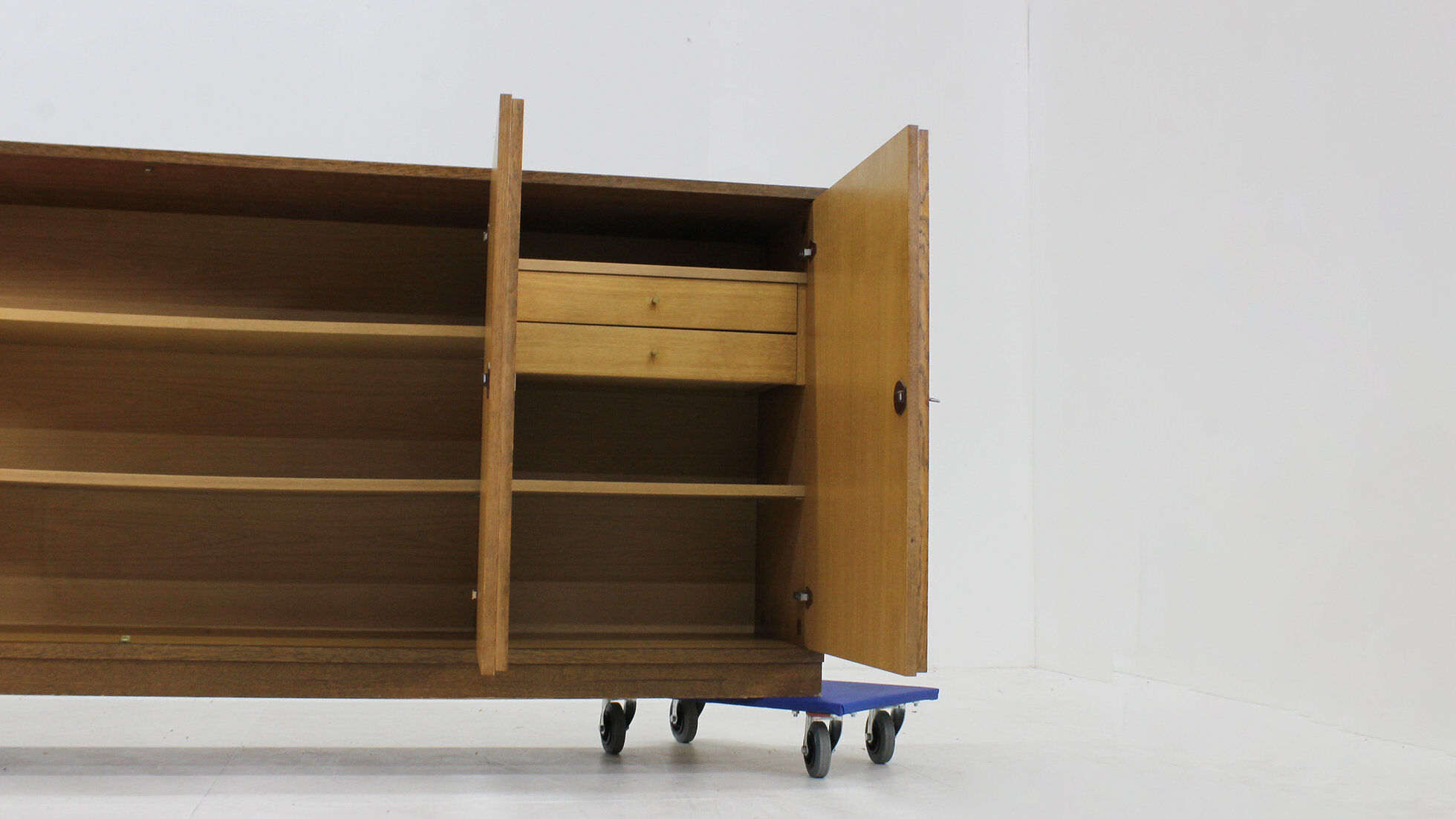Vintage brutalist sideboard 1970s Gerhard Bartels