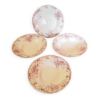 Assiettes creuses terre de fer