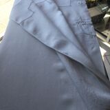 Drap lin ancien brodé à la main et monogramme t t 226 x 324