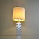White ceramic table lamp, 1960s