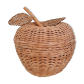 Boite pomme en osier