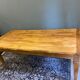 Old wooden table with drawer