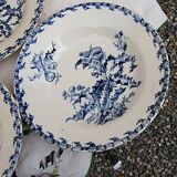 6 deep plates from Gien Chardon series