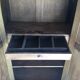 Empire cabinet with bronze ornamented columns