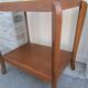 Pedestal table, late Art Deco tea table, 50-60 oak
