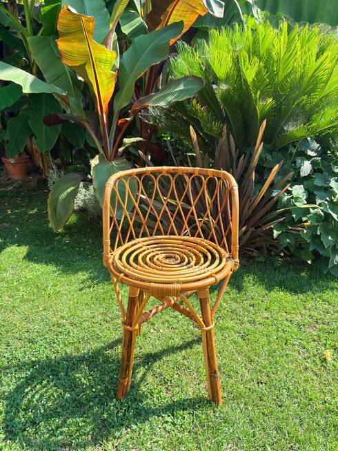 Rattan chair "Suzanne"