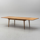 Hans Wegner AT312 oak and teak extendable dining table