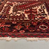 Antique Heriz Rug 335x235 cm Wool Oriental Hand Made Carpet Red, Brown, Blue