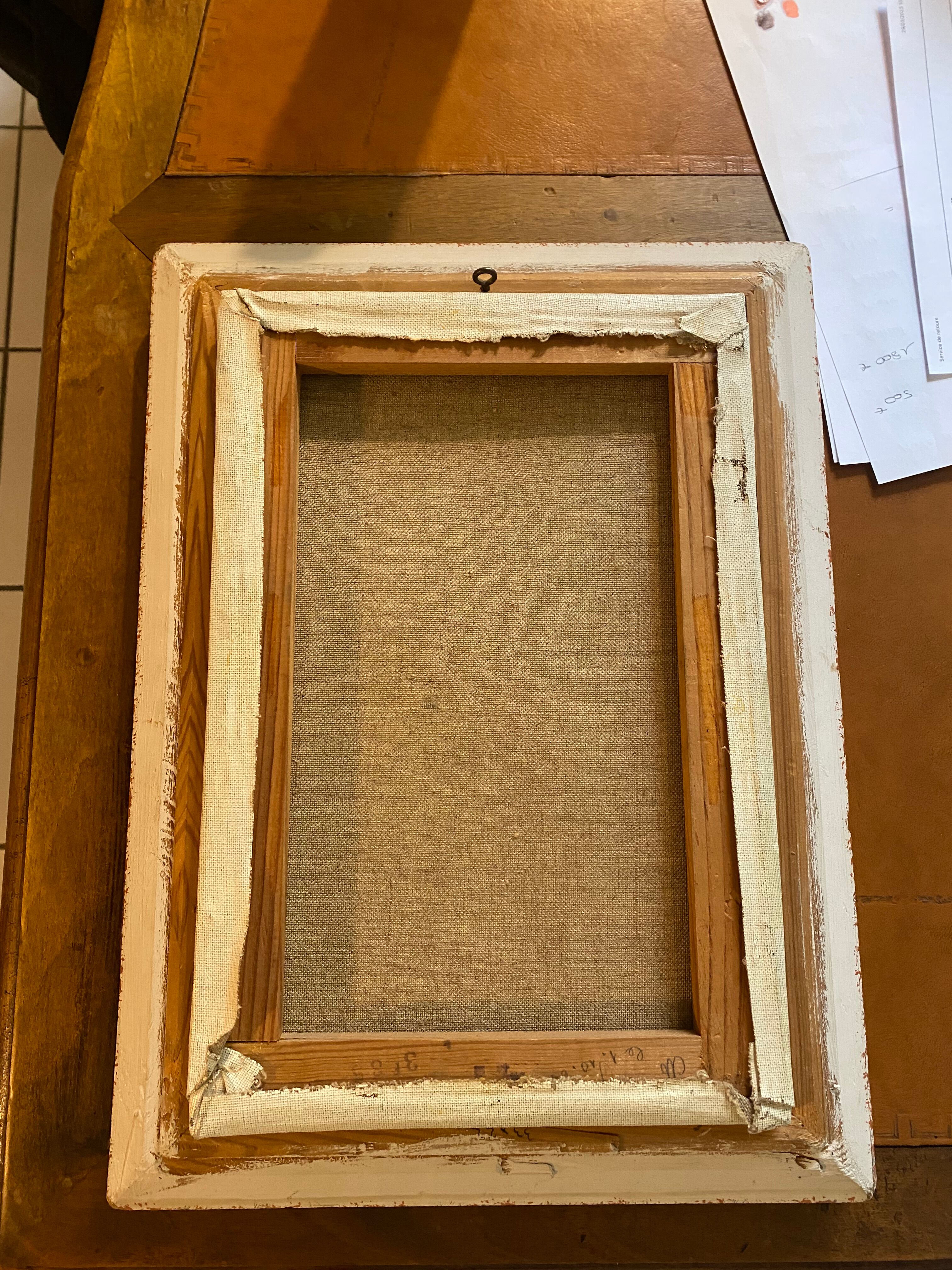 Painting of Marseille, vintage