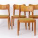 Set of 4 Niels Koefoed Ole Chairs | 1970s Denmark | Vintage Danish Teak