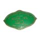 Plaque antique metal restaurant the butcher 1974