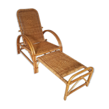 Wicker long chair
