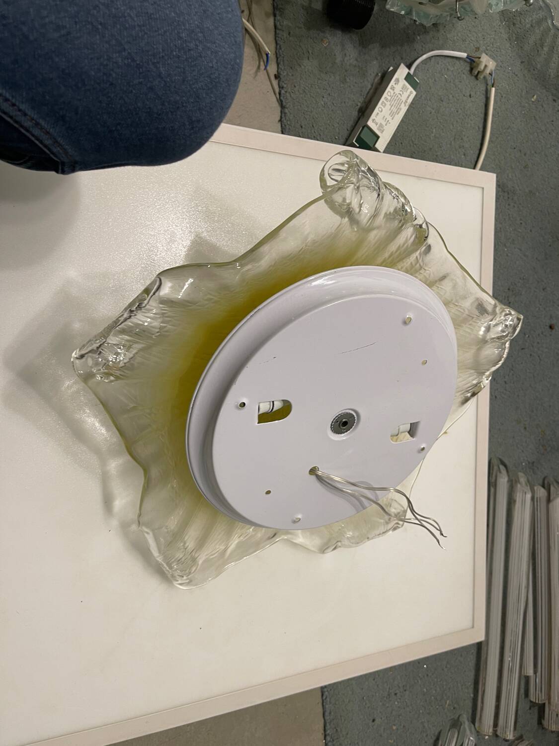 Venetian Murano Glass Sconces Set of 2