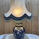 Delft lamp in blue and white earthenware - height 80 cm