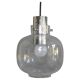 Glass pendant lamp from the 1960s, Glashütte Limburg, vintage