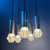 Space Age waterfall suspension