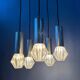 Space Age waterfall suspension