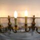 Pair of sconces Bronze 2 Lights
