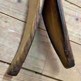 Old skis wood ash deco chalet mountain vintage 208 cm