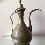 Ottoman Brass Ewer Antique Candleholder