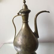 Ottoman Brass Ewer Antique Candleholder