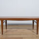 Table basse en teck mid century par Johannes Andersen pour CFC Silkeborg, Danemark, 1960s