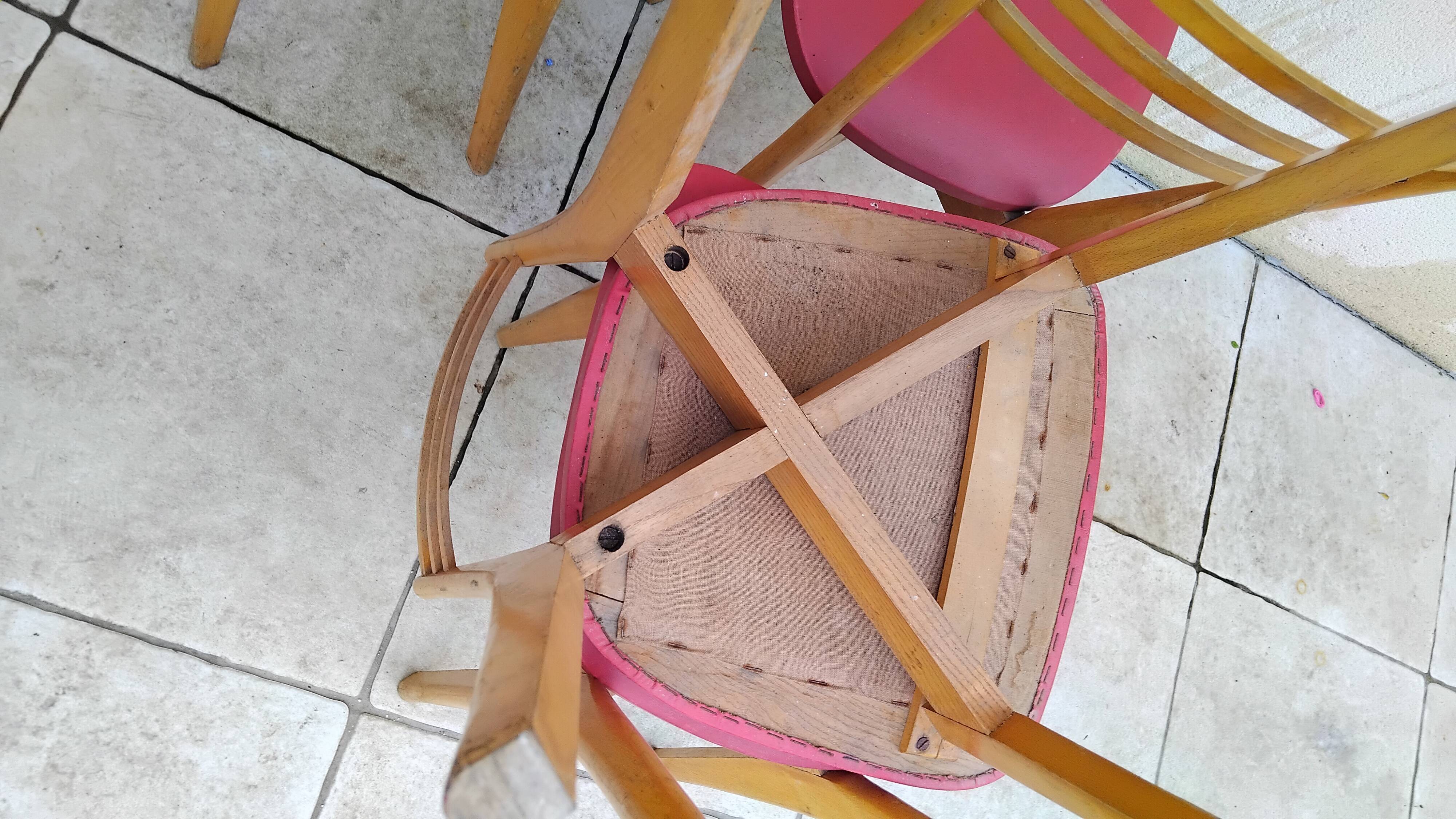 4 vintage Scandinavian chairs