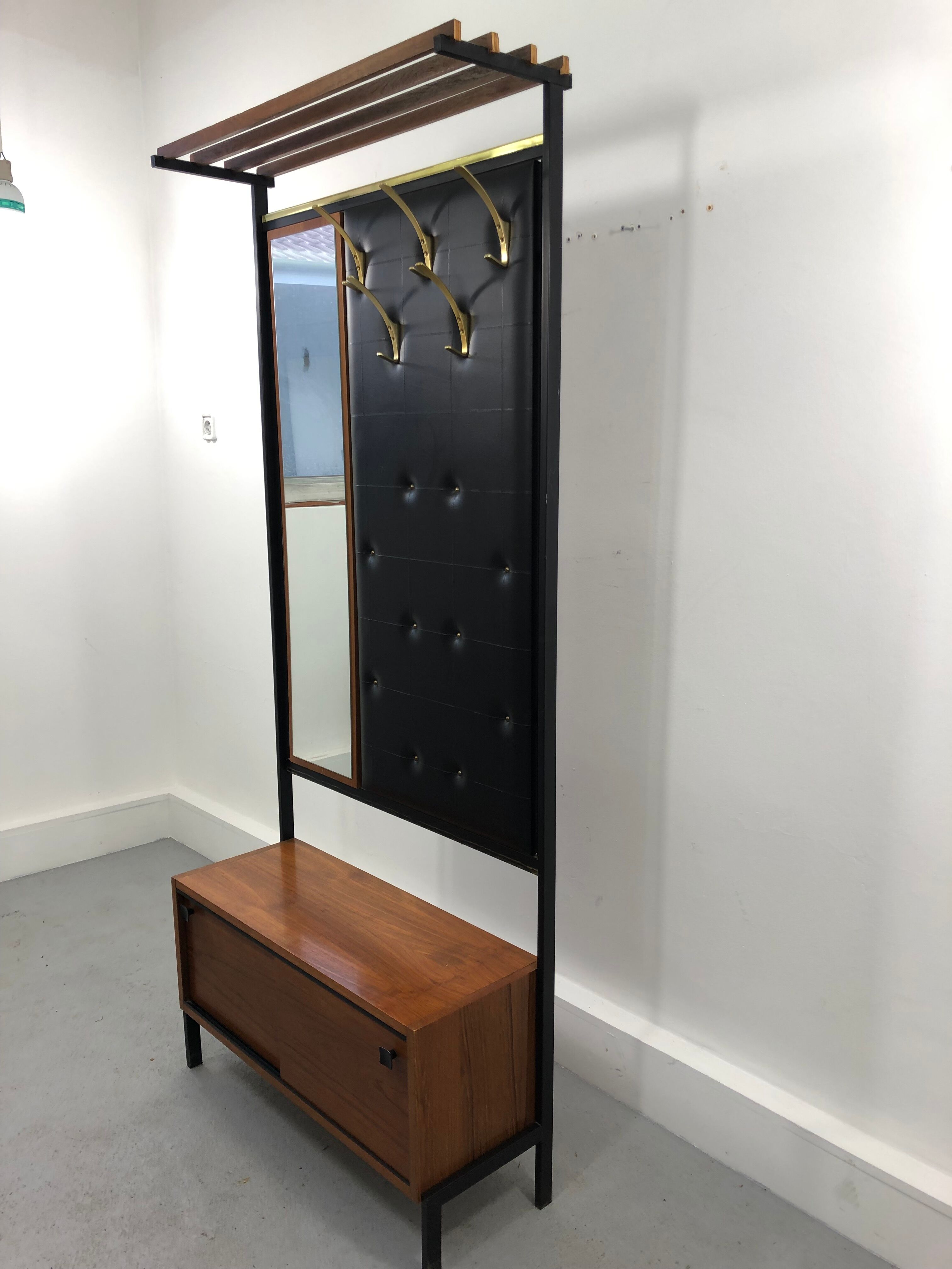 Vintage wardrobe,mirror, 1970 s