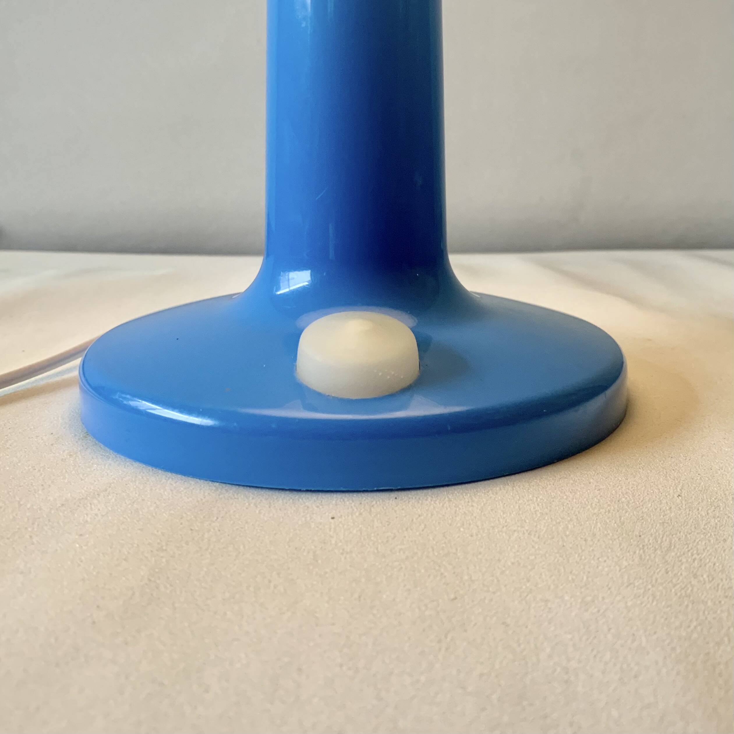 Vintage Skojig blue mushroom lamp - clouds - Ikea