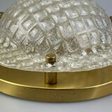 60s 70s Plafoniere ceiling lamp by Fischer Leuchten Germany Space Age