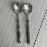 Metal serving utensils