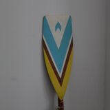 Painted wood paddle