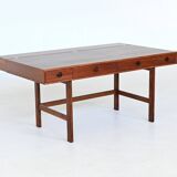 Bureau Peter Lovig Flip-Top Partners en palissandre, Lovig, Danemark, 1960